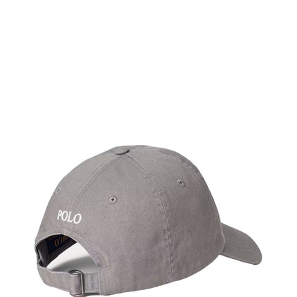 Polo Ralph Lauren Unisex The Iconic Cotton Chino Ball Cap Perfect Grey/White