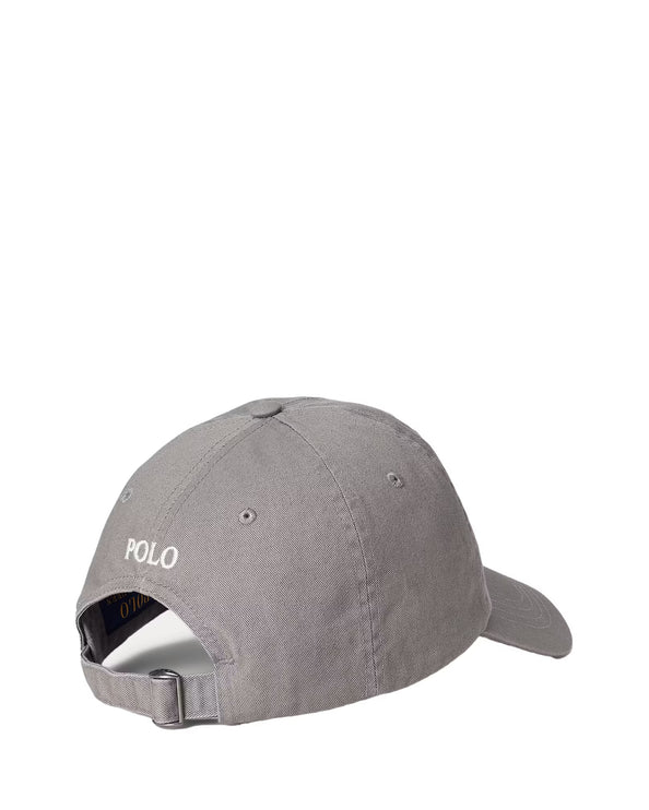 Polo Ralph Lauren Unisex The Iconic Cotton Chino Ball Cap Perfect Grey/White