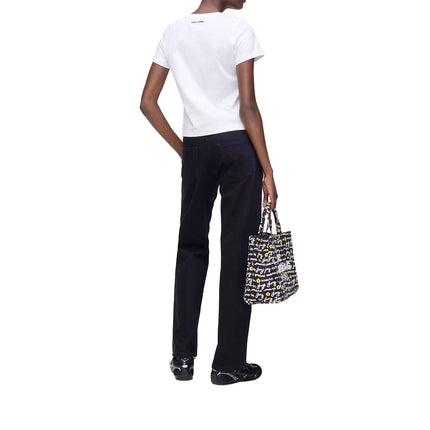Marc Jacobs Women's Trompe L'Oeil Eyelet Slim Tee