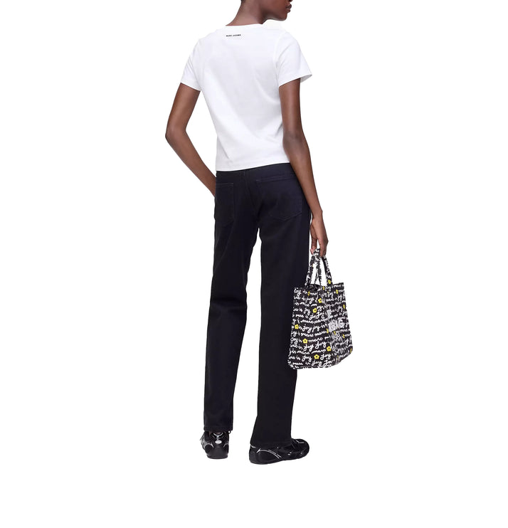 Marc Jacobs Women's Trompe L'Oeil Eyelet Slim Tee