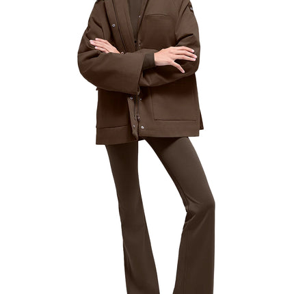 alo Women's Twill Barn Jacket Espresso