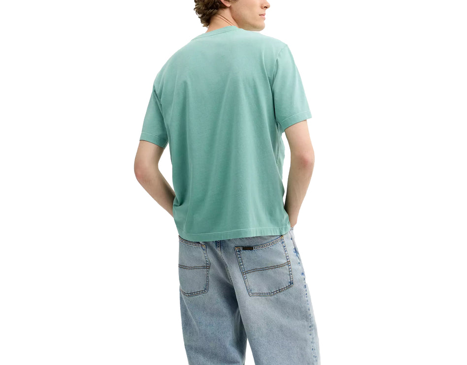 Coach Men's Sun Fade Easy T-Shirt In Organic Cotton Green