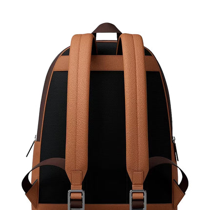 Michael Kors Unisex Pacey Embellished Striped Signature Logo Backpack Vanilla Combo