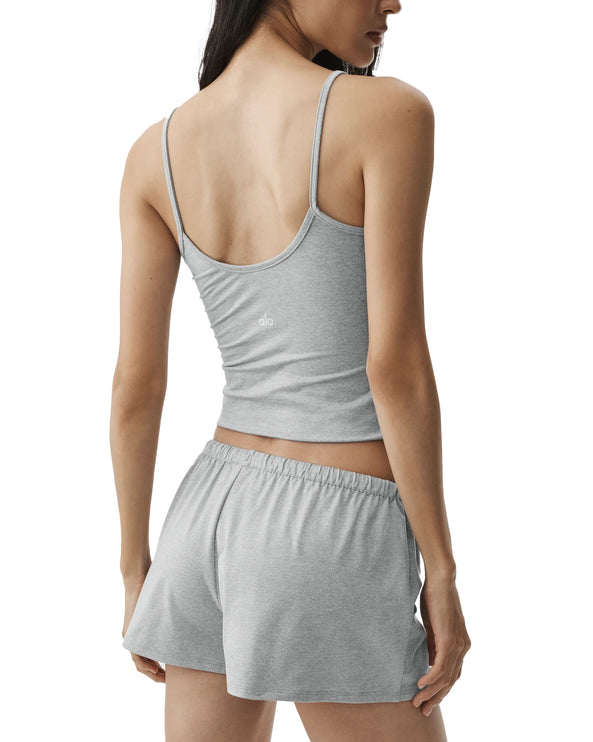 alo Women's Alosoft Finesse Cami Tank Vintage Athletic Heather