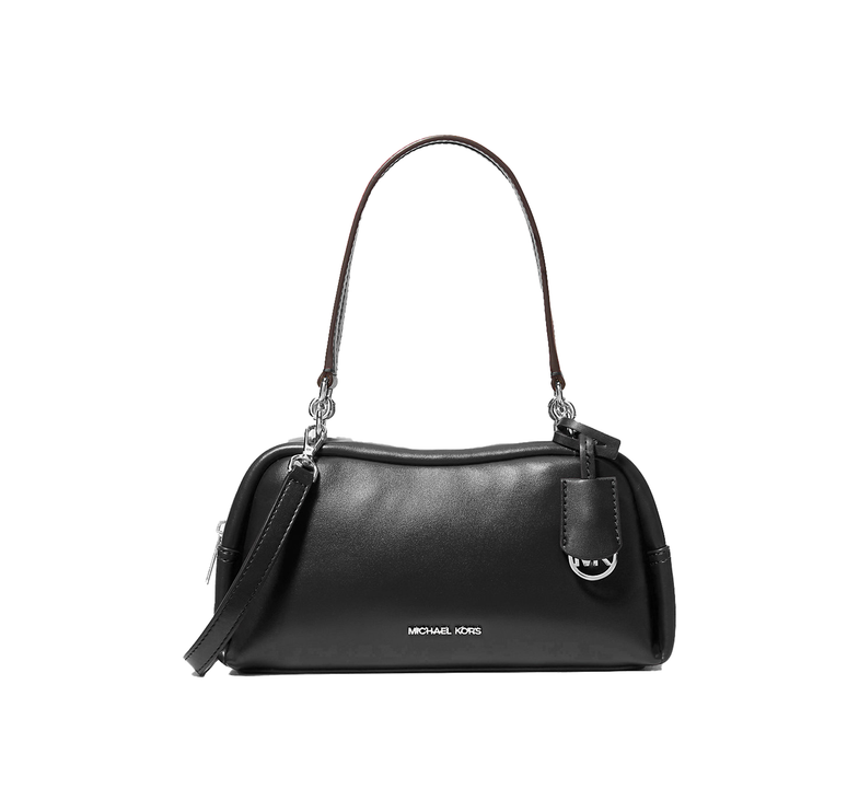 Michael Kors Women's Cecily Small Shoulder Bag Black/Silver