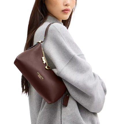 Coach Women's Emeilia Shoulder Bag Gold/Maple