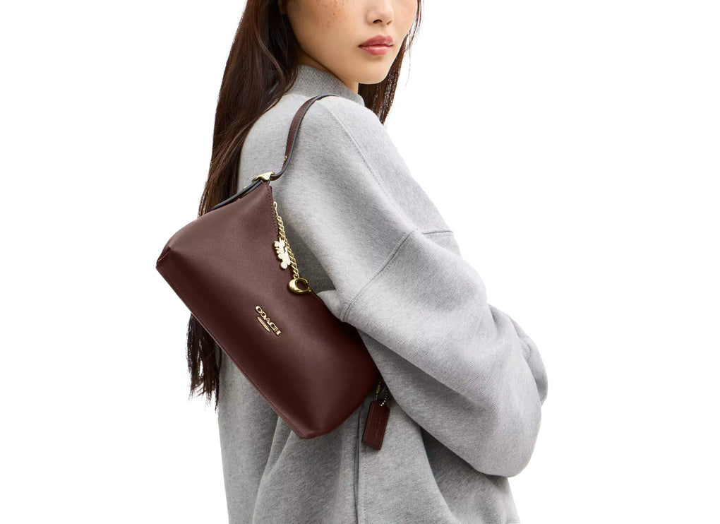 Coach Women's Emeilia Shoulder Bag Gold/Maple