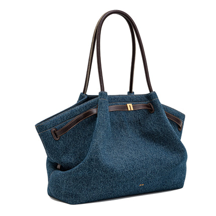 JW PEI Women's Hana Large Tote Bag - Dark Blue Denim