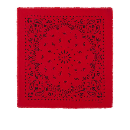 KUJTEN Women's Large Bandana Hachiko Coral Red