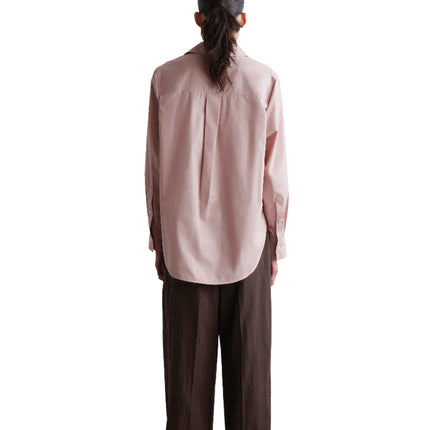 COS Women's Tailored Pima Cotton Shirt Pink