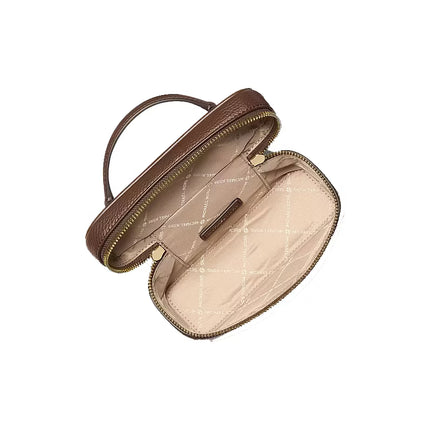 Michael Kors Women's Vivi Small Vanity Crossbody Bag Nutmeg