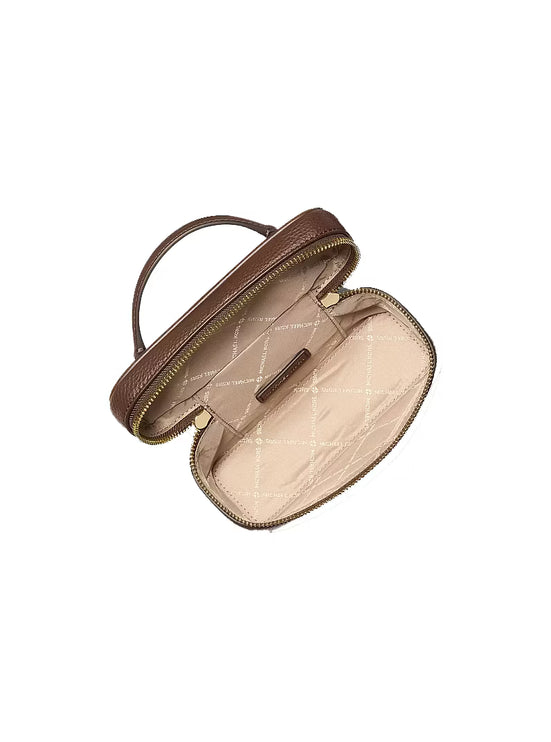 Michael Kors Women's Vivi Small Vanity Crossbody Bag Nutmeg