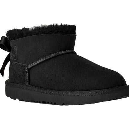 UGG Big Kids' Ultra Mini Bailey Bow Black