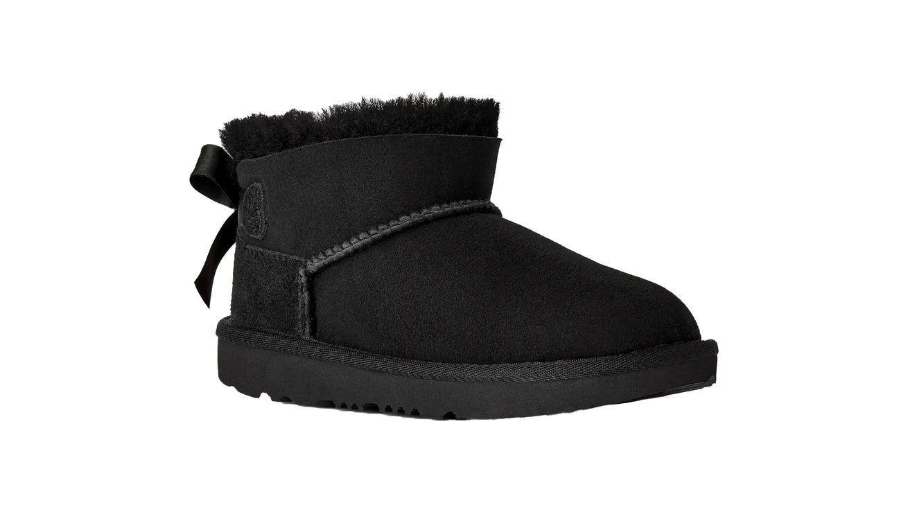 UGG Big Kids' Ultra Mini Bailey Bow Black