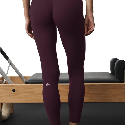 alo Women's ALO Softsculpt 7/8 Define Legging Rich Bordeaux