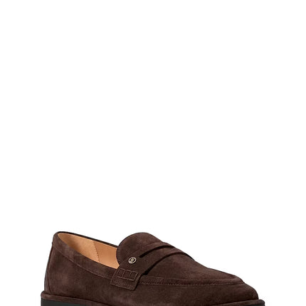 Michael Kors Women's Bree Microsuede Loafer Nutmeg