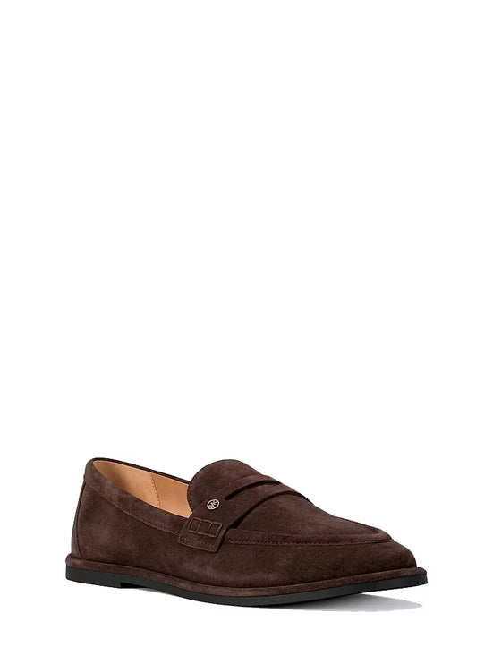 Michael Kors Women's Bree Microsuede Loafer Nutmeg