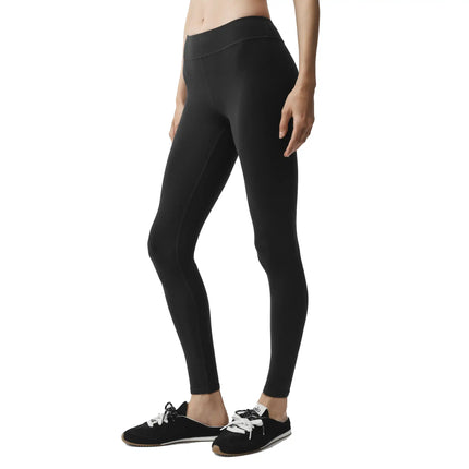 alo Women's Airbrush Mid-Rise 7/8 Legging Black