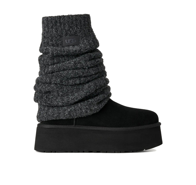 UGG Women's Classic Mini Dipper Legwarmer Black