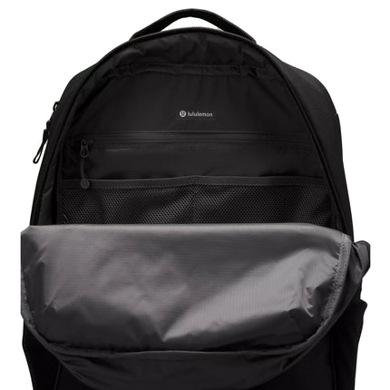 lululemon Unisex Double-Zip Backpack 22L Black/Traverse Grey