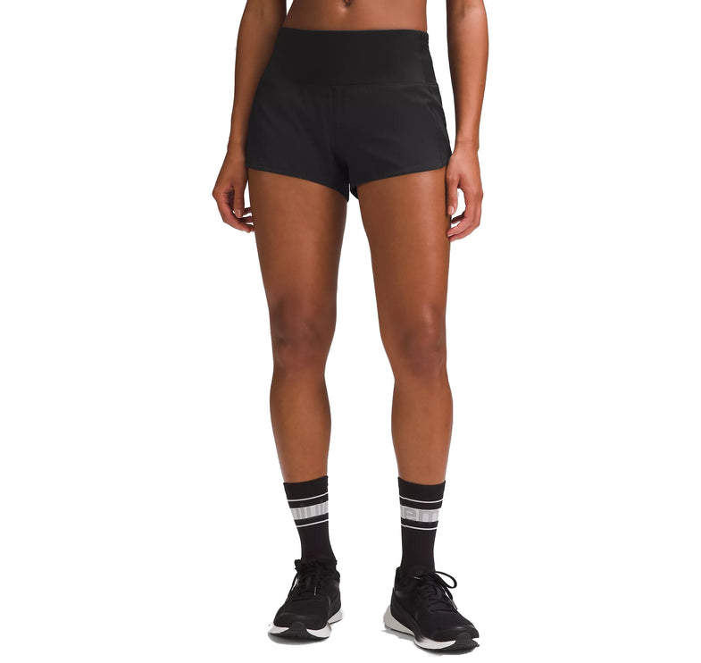 lululemon Women's Speed Up High-Rise Lined Short 2.5" Black - Hemen Kargoda