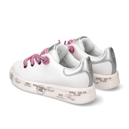 Premiata Women's Belle Sneakers White/Pink 6552