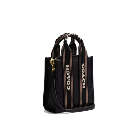 Coach Women's Smith Mini Tote Bag Gold/Black Multi
