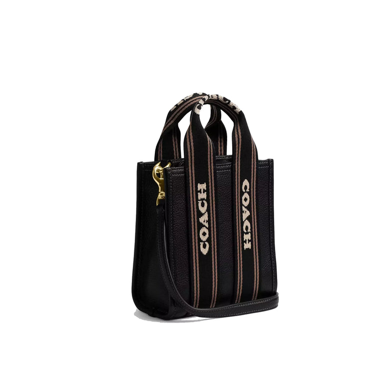 Coach Women's Smith Mini Tote Bag Gold/Black Multi