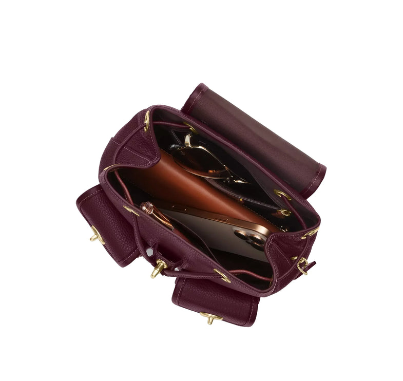 Coach Women's Hadley Backpack Dark Wine