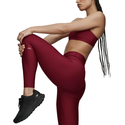 alo Women's 7/8 High-Waist Airlift Legging Summer Romance Red