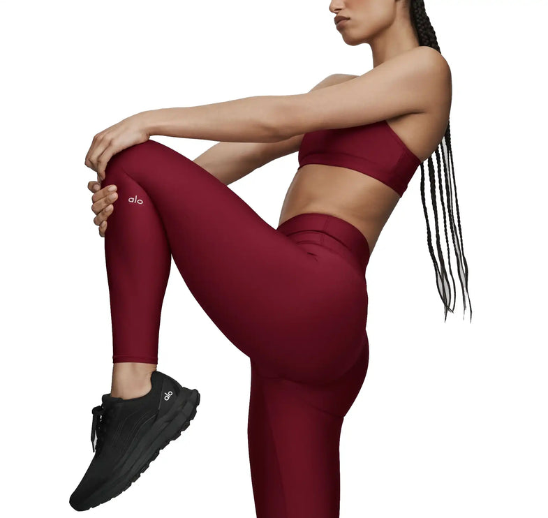 alo Women's 7/8 High-Waist Airlift Legging Summer Romance Red