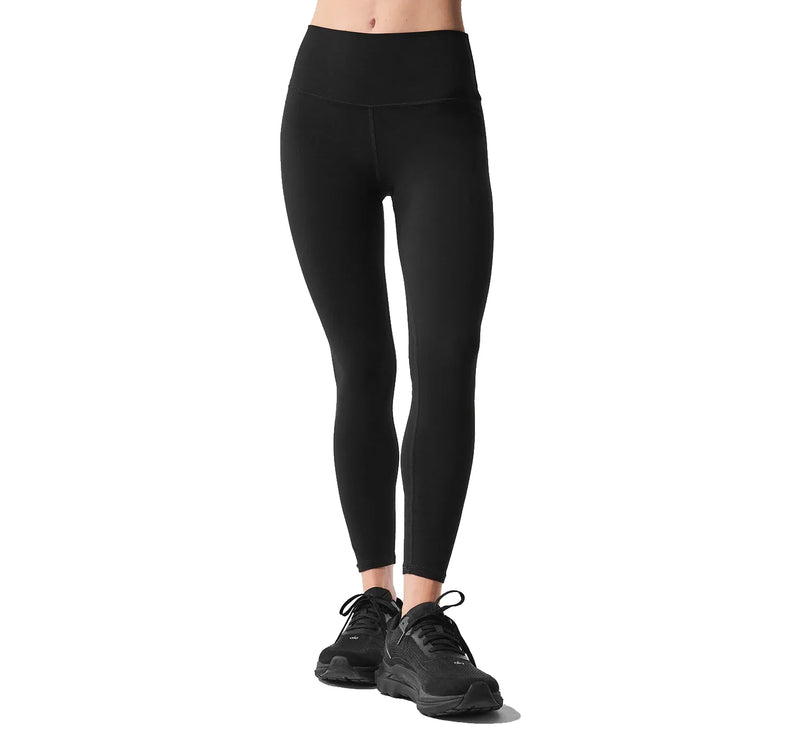 alo Women's Alosoft High-Waist 7/8 Highlight Legging Black