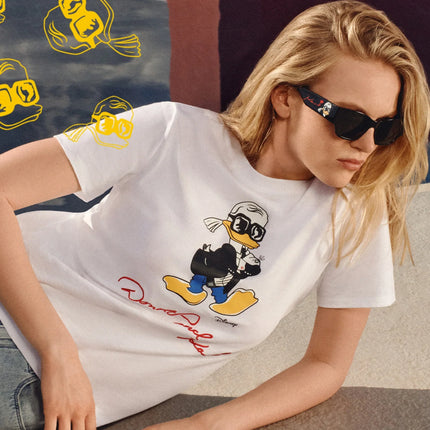 Disney x KARL LAGERFELD Unisex Sunglasses Black