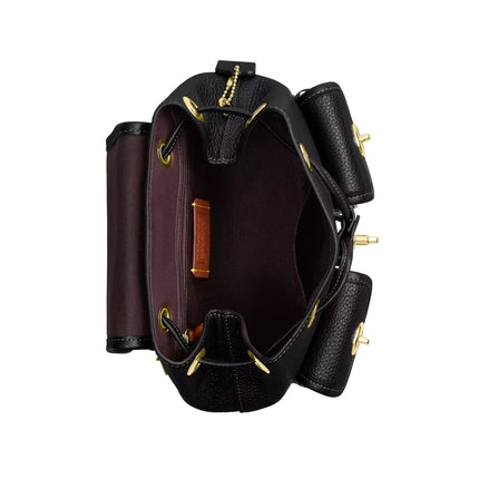 Coach Women's Hadley Backpack Gold/Black