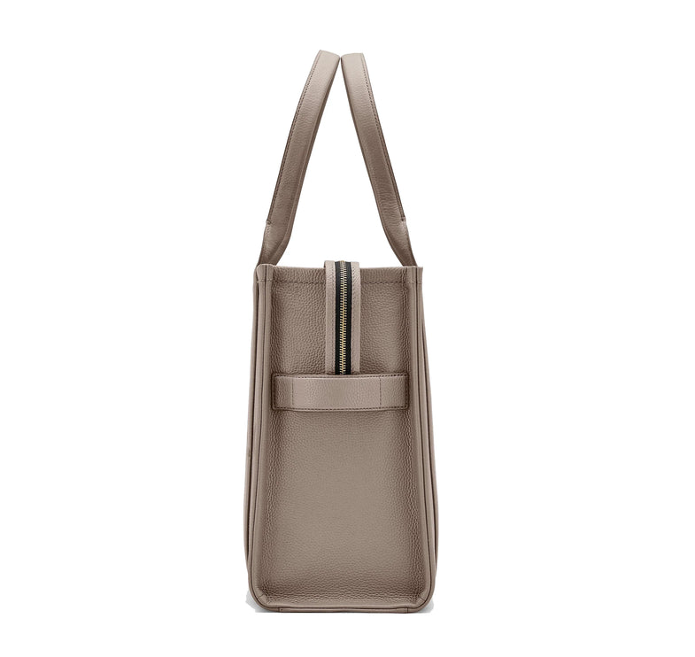 Marc Jacobs Women's The Leather Large Tote Bag Cement