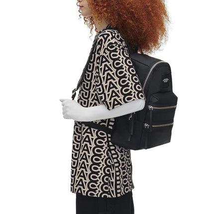 Marc Jacobs Women's The Biker Nylon Large Backpack Black - Hemen Kargoda