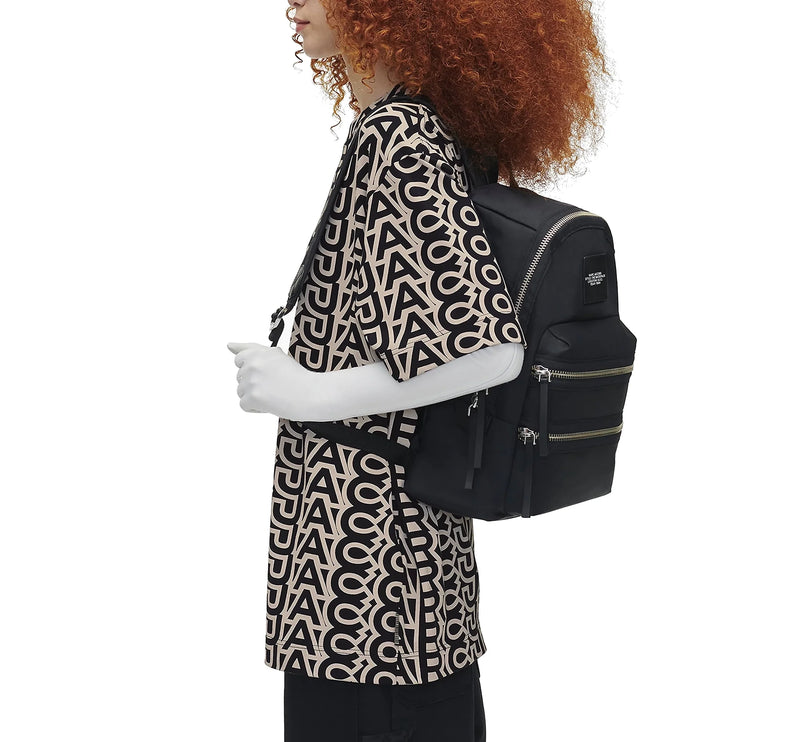 Marc Jacobs Women's The Biker Nylon Large Backpack Black - Hemen Kargoda