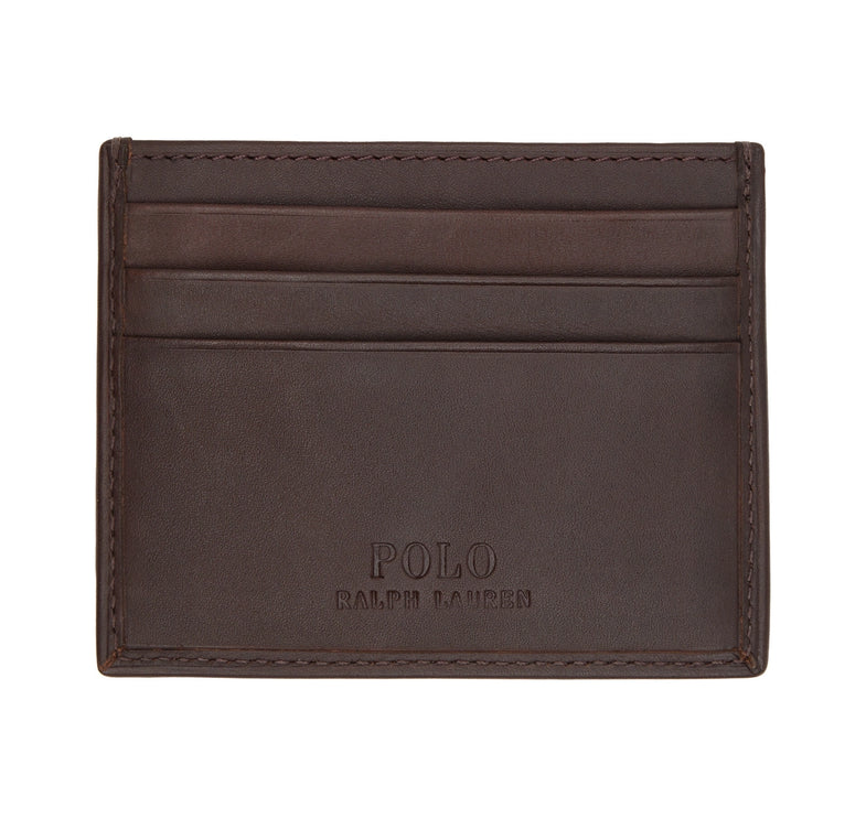 Polo Ralph Lauren Men's Card Case Dark Brown