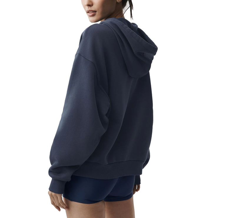 alo Women's Accolade Full Zip Hoodie Navy