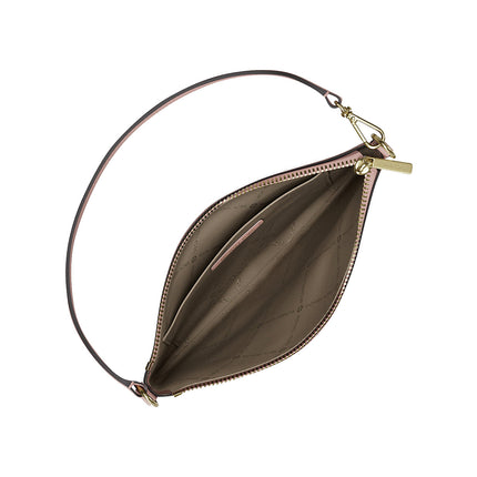 Michael Kors Women's Jet Set Small Signature Logo Convertible Wristlet Powder Blush