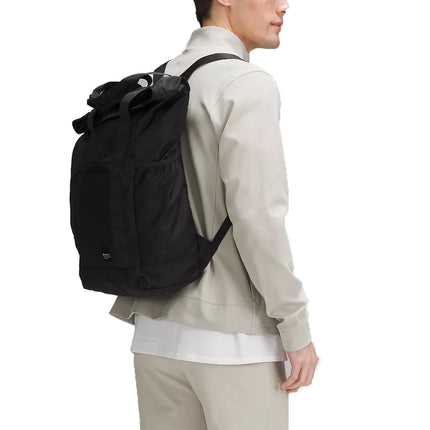 lululemon Unisex Packable Backpack 32L Black/Traverse Grey