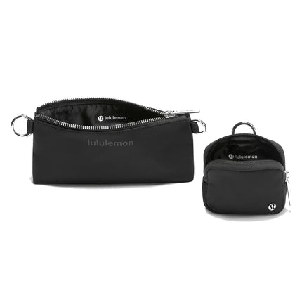 lululemon Unisex Dual-Pouch Sling Black