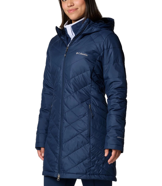 Columbia Women's Heavenly Long Hooded Jacket Collegiate Navy