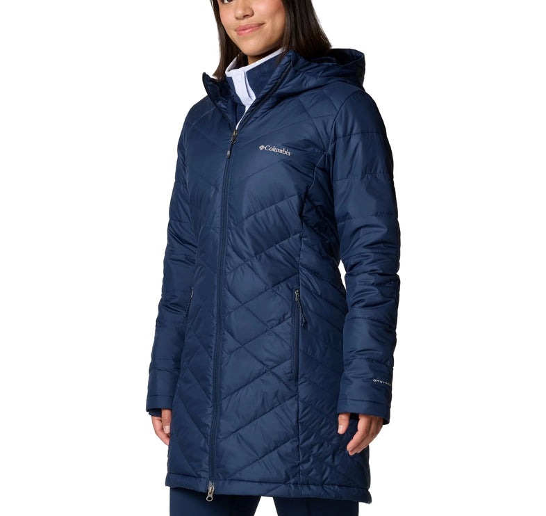 Columbia Women's Heavenly Long Hooded Jacket Collegiate Navy