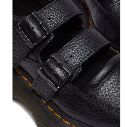 Dr. Martens Women's Buzz Milled Nappa Leather Mary Jane Shoes Black