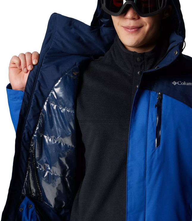 Columbia Men's Last Tracks II Jacket Mountain Blue/Collegiate Navy