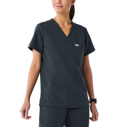 FIGS Women's Catarina One Pocket Scrub Top Dark Harbor