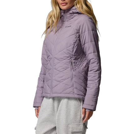 Columbia Women's Heavenly Hooded Jacket Shale Purple