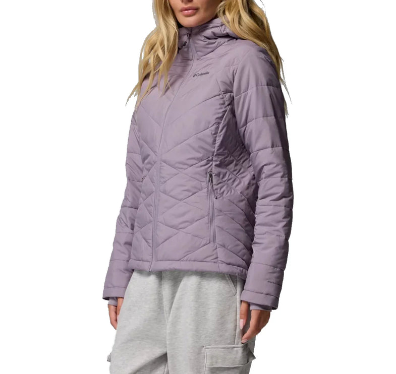 Columbia Women's Heavenly Hooded Jacket Shale Purple