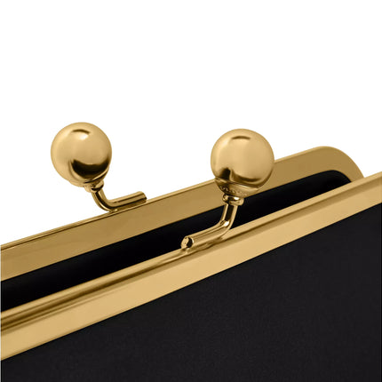Coach Women's Kisslock Frame Bag 30 Brass/Black
